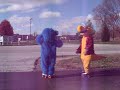 haha happy bear n roller roo on skates