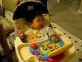 having fun during dinner time