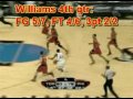 louis williams exploded in the last stanza of the game, almost singled-handedly defeated the entire raptors team, but he failed to convert on a 3-point play that would've tied the score. 

he's shown tremendous potential and competitiveness, though, and great things will come with this young stud.