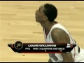 louis williams exploded in the last stanza of the game, almost singled-handedly defeated the entire raptors team, but he failed to convert on a 3-point play that would've tied the score. 

he's shown tremendous potential and competitiveness, though, and great things will come with this young stud.