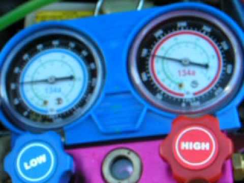 how to use r-134a manifold gauge set