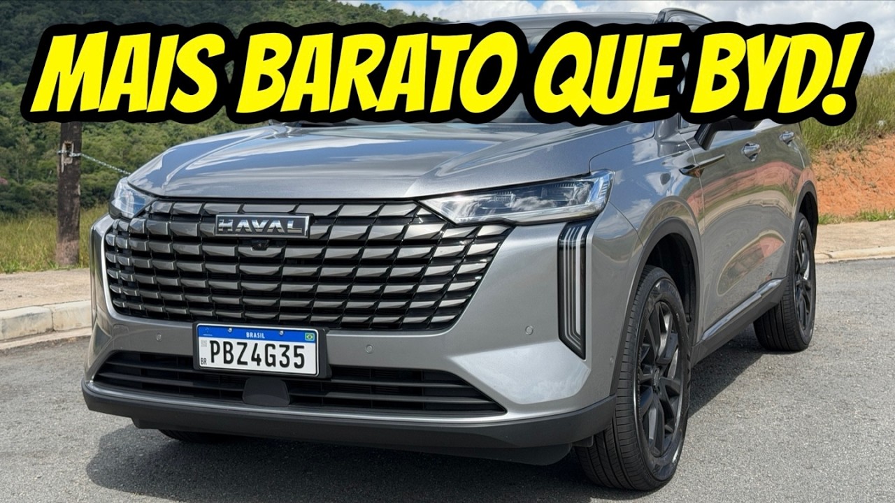 NOVO GWM Haval H6 2026 - MAIS COMPLETO, MAIS ECONÔMICO E MAIS BARATO QUE BYD SONG PLUS