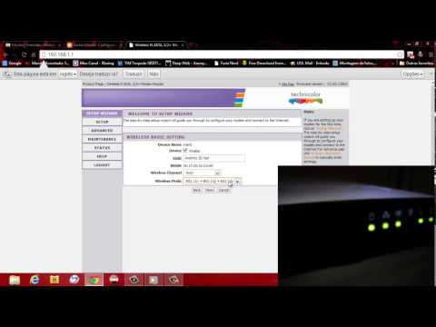 Configurando o Moden Technicolor Td5130 Adsl2+