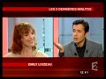interview puis chanson d'emily loizeau invit�e au 13h de france 2 le 26 mai 2006.