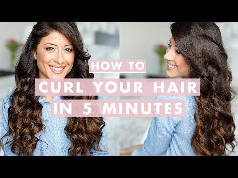 How to Curl Your Hair in 5 Minutes