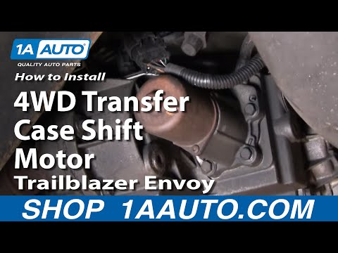 How To Install Repair Replace 4WD Transfer Case Shift Motor Trailblazer Envoy 1AAuto.com