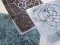 Gelatin Monotypes and Mixed Media Monoprints - Making an Impression