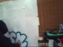 Spraying \"NEON\"