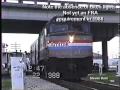 Amtrak at Auburndale, FL - Now and Then