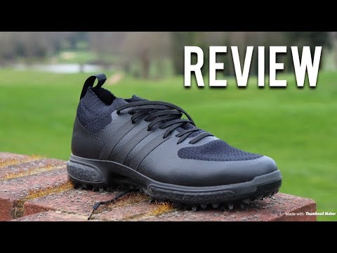 Adidas Tour360 Knit Golf Shoes Triple Black Boost | The REVIEW