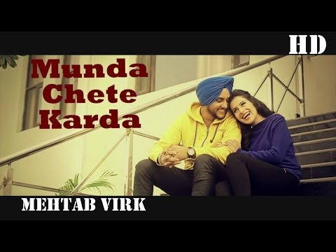 Munda Chete Karda | Mehtab Virk | Panj-aab Vol 2 | Panj-aab Records | Heart Breaking Sad Song