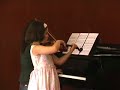 Peças de Violino, Débora Caracol, portuguesa de 9 anos