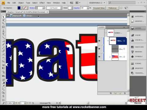 how to isolate letters in illustrator