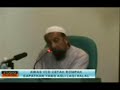 Ust Azhar Idrus - Perkara Membatalkan Wudhu