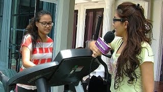 Ashanty Ajarkan Aurel Rutin Olahraga - Intens 10 April 2014