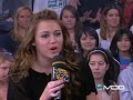 miley cyrus interview on much on demand 12/14/07 part 1 of 3