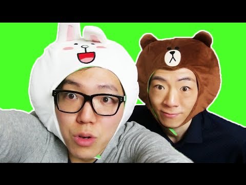 【LINEかぶぐるみ】ヒカキン&セイキンでかぶってみた!