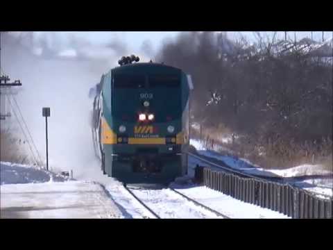 VIDEO: Train Ride to Quebec City