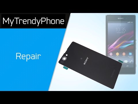 how to remove the battery from a sony xperia z1