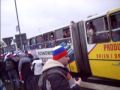 po przybyciu i pozdrowieniu chorzowskich śmierdzieli czas wejść do autobusu i pojechać na stadion śląski!!!