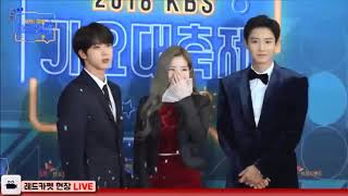 MC Jin at 2018 KBS Gayo Daechukje and the Confetti