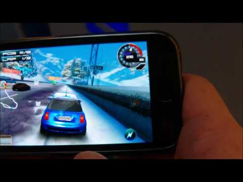 Samsung Galaxy S running Asphalt 5