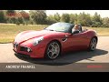 Alfa Romeo 8C Spider driven by autocar.co.uk