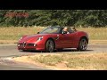 Alfa Romeo 8C Spider driven by autocar.co.uk