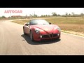 Alfa Romeo 8C Spider driven by autocar.co.uk