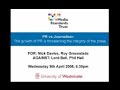 Part 4. PR vs Journalism: Roy Greenslade (1 of 2) Part 4. PR vs Journalism: Roy Greenslade (1 of 2)