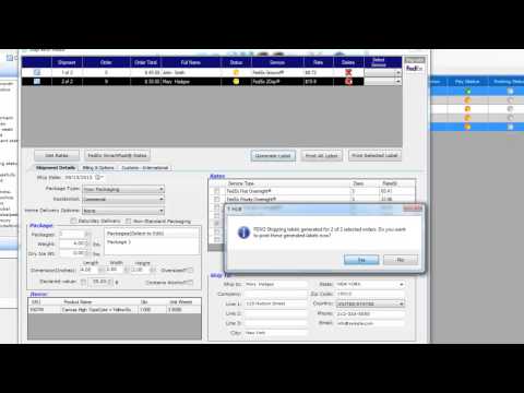 how to attach shipping label to fedex envelope