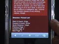 iphone flick navigation test application