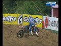 Cairoli fait tomber Tony Searle en moto cross mx2