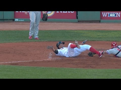 Red Sox SS Hits Little League Grand Slam Vs. Phillies
