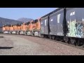 Railfanning Cajon Pass: Part 2, BNSF Freight Trains, 12/3/09