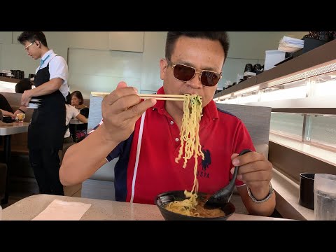 Ramen And Udon Noodle For Lunch At Magic Touch Bullet Train Sushi Restaurant (Cerritos, California)