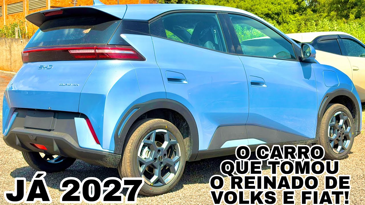 NOVÍSSIMO BYD DOLPHIN MINI GS 2027 EM DETALHES | 119MIL É O CARRO MAIS VENDIDO DO BRASIL!