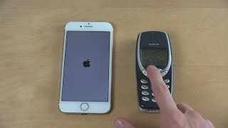 iPhone 7 против Nokia 3310 — кто быстрее?