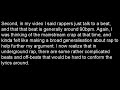 A (semi-)Formal Apology