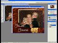 Adobe Photoshop using move tool, layers, and resizing photo