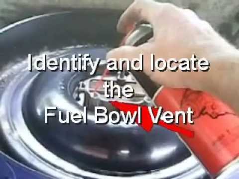 how to clean your carburetor on a car