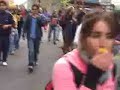 Los estudiantes defendiendo la educaci�n
