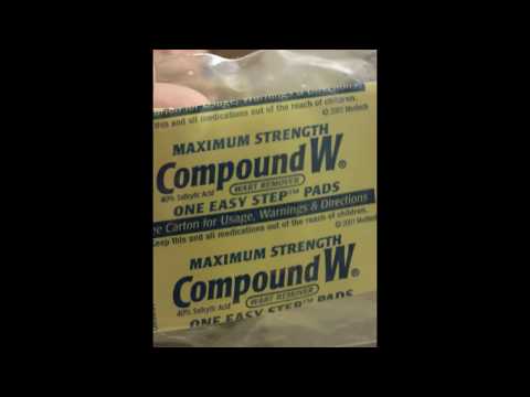 how to properly use compound w