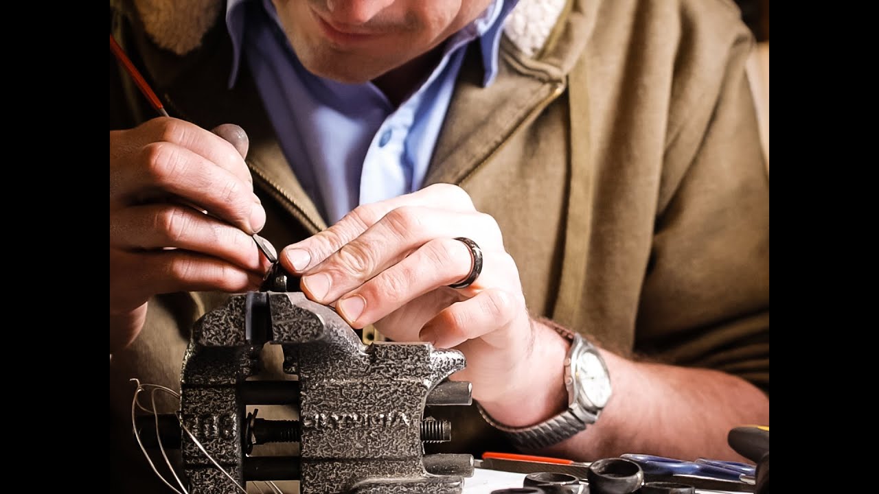 Carbon Lume Ring // Blue (Size 8.5) video thumbnail