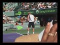 Novak ジョコビッチ vs． Kevin Anderson @ sony ericcson open 08'