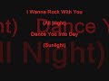 Michael Jackson - Rock With You Lyrics