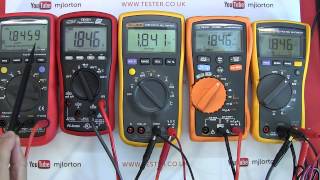 Mid Range / Priced Multimeter Shootout / Buyers Guide