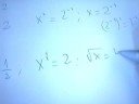 Matem�ticas. Logartimos: despejar x en base o exponente 3
