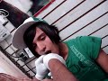 emil getting lip piercing