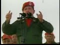 translated into english.
hugo chavez strong and straight response to fascist bolivian general chief commander.

venezuelan president hugo ch�vez response to bolivian general luis trigo, who said that hugo chavez words were an 'intervention'. hugo chavez said that if the bolivian president evo morales is killed or there is a coup against the bolivian democratically elected government, venezuela will give support to all the armed movements that could arise in bolivia  and venezuela will be the leader in actionning any kind of steps needed to restitute  the legitimate progresive government.

hugo chavez stressed out that the chief commander is not the president of bolivia (whereas in other countries is not that way)chavez dennounce general trigo of doing nothing againts the strikes, sabotage and blockage that the bolivian oligarchy is doing in bolivia, where there are so far 14 death.

hugo chavez said that it would be good to listen from the general about the faceless us intervention in bolivia. he does not say anything against it!

hugo chavez is aware that commander trigo has allowed fascists  paramilitaries, to masacre the bolivian people.the venezuelan president said to trigo that: 